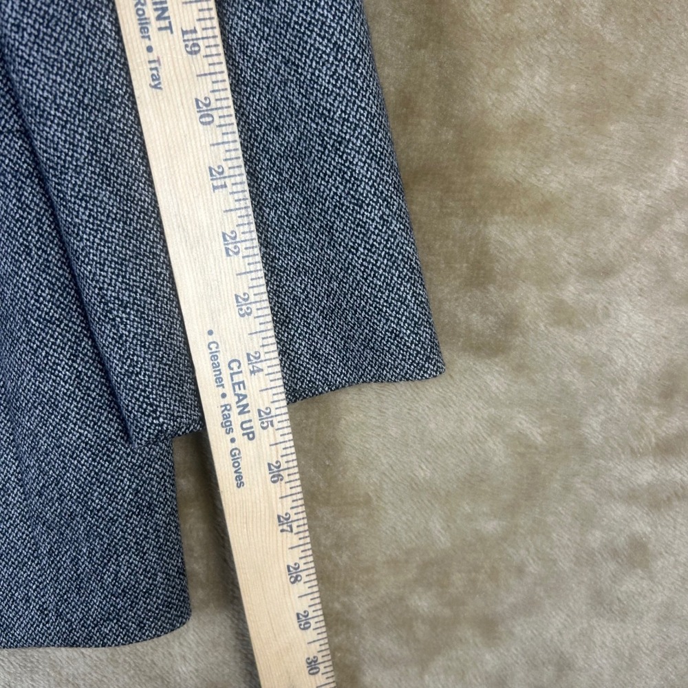 Brooks Brothers 346 Mens Gray‎ Herringbone Two Button Blazer Sport Coat Jacket - Picture 2 of 11
